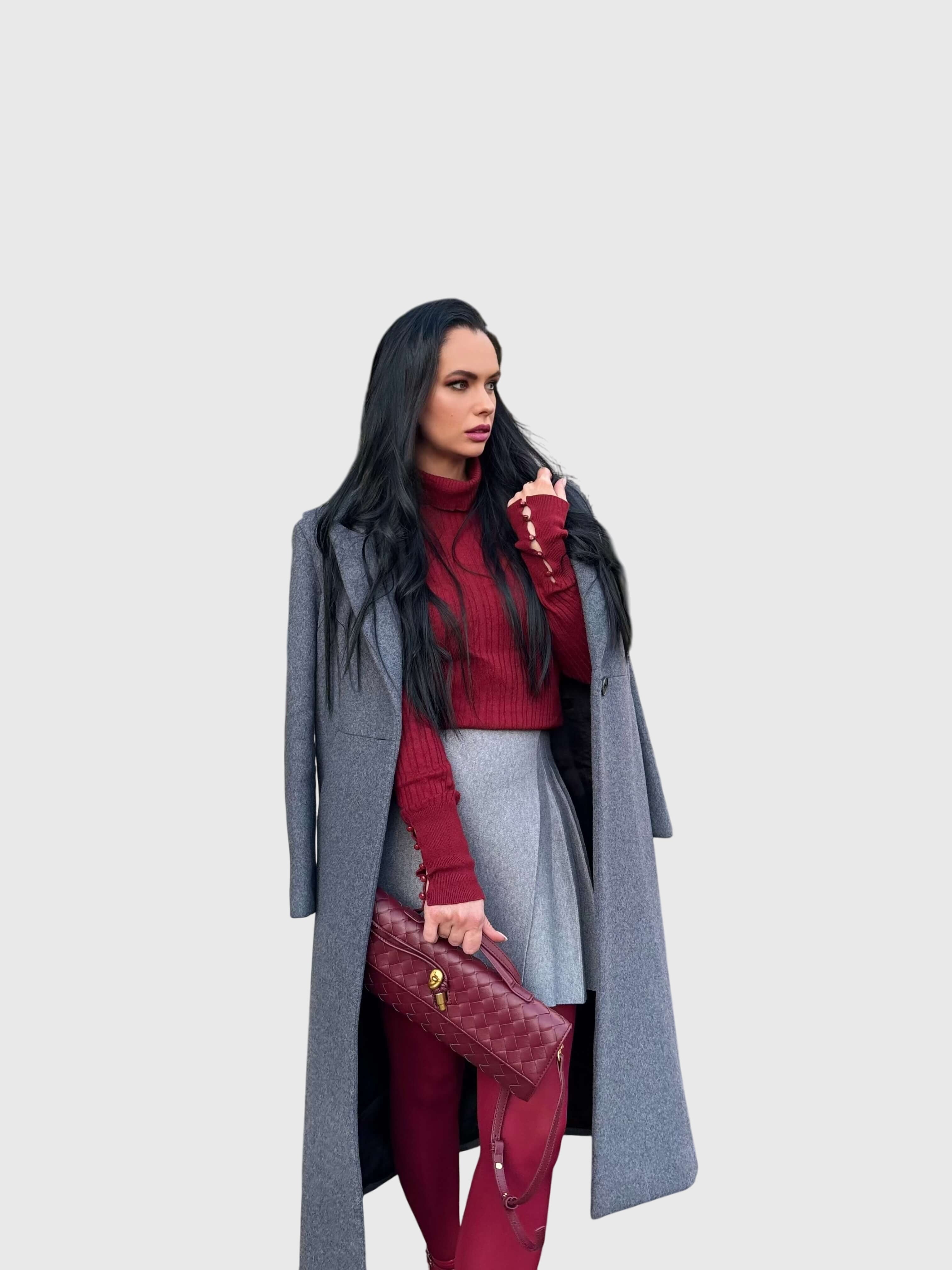 Camila | Luxe Slim Woven Clutch