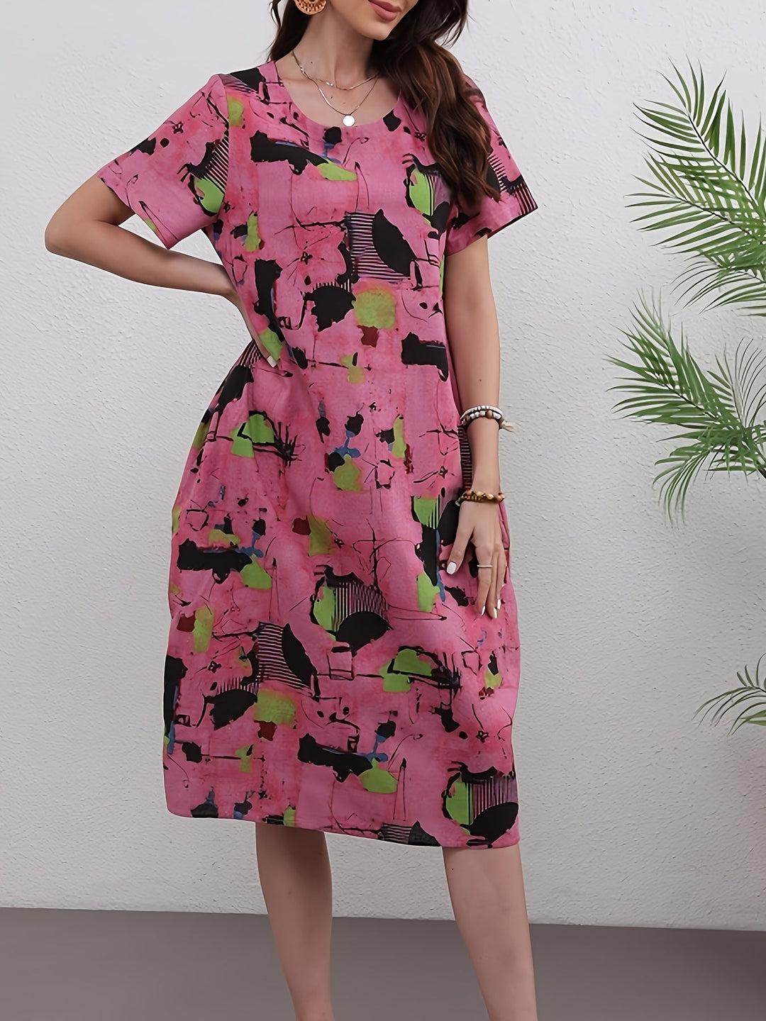 Reshma - Elegant Tummy Covering Maxi Dress