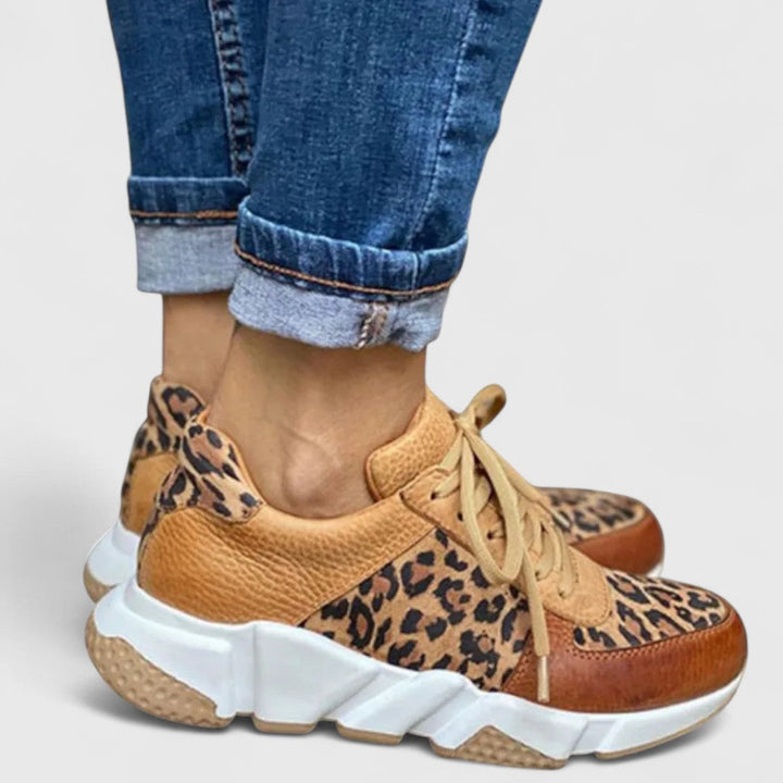 Ember - Comfortable Leopard Sneakers