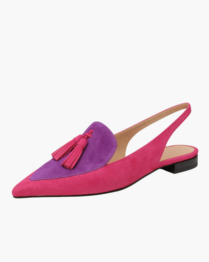Quelia - Pointed Slingback with Tassels