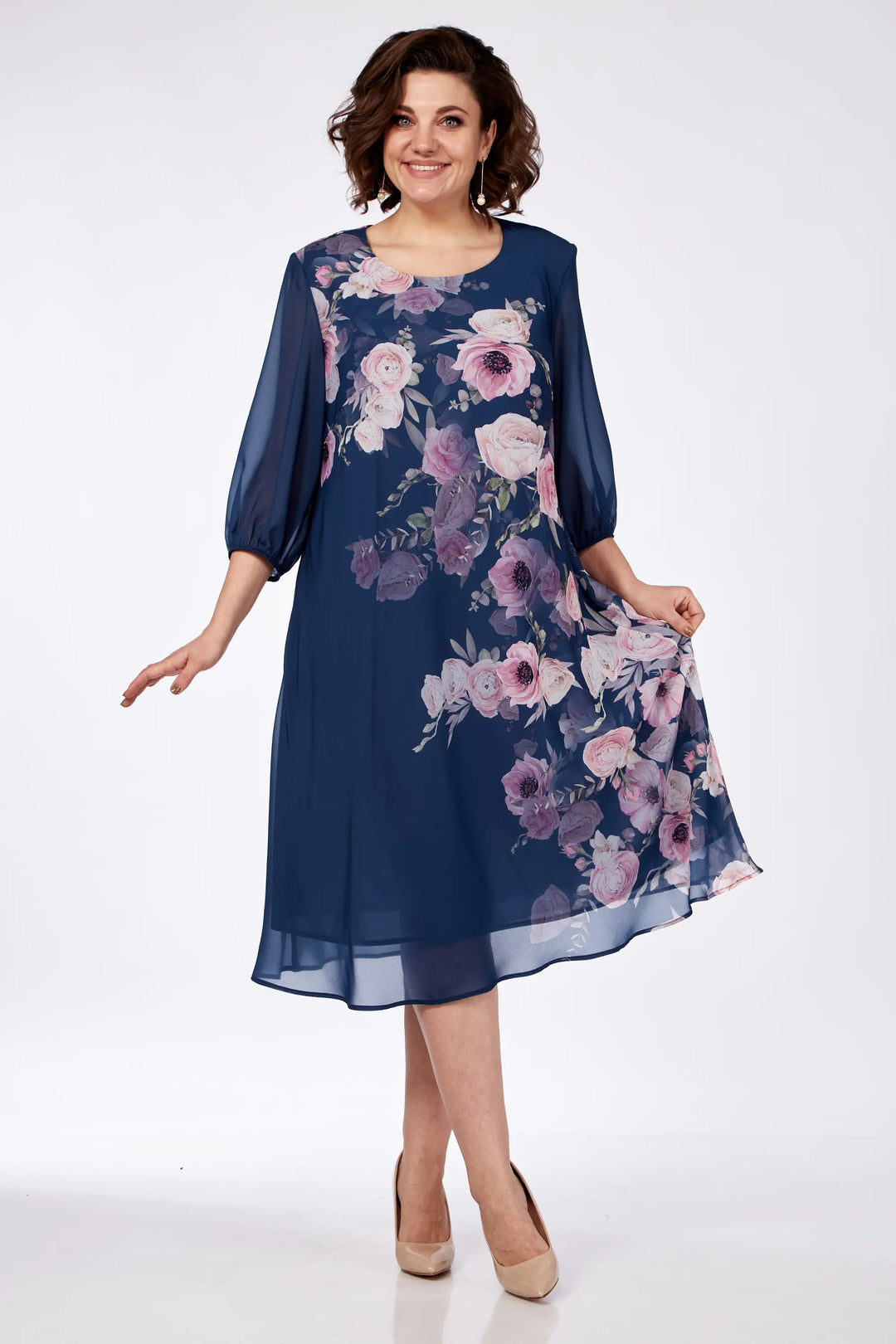 Patricia - Elegant Floral Dress