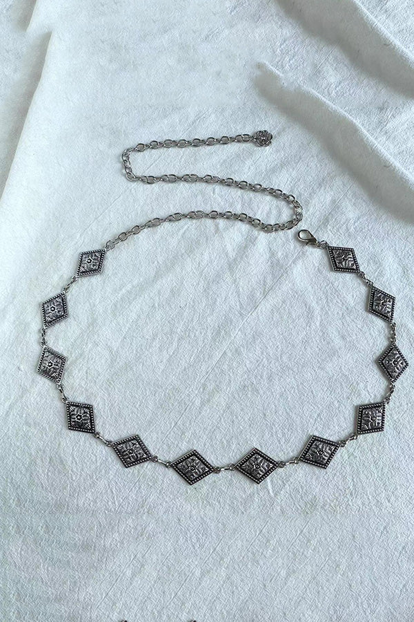 Raegan | Retro Geometric Waist Chain