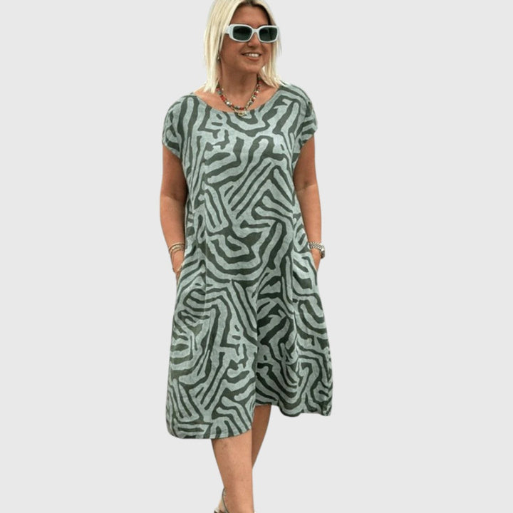 Dileys - Summer dress with round neck