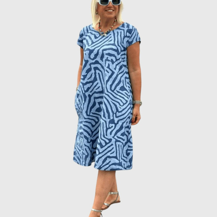 Dileys - Summer dress with round neck