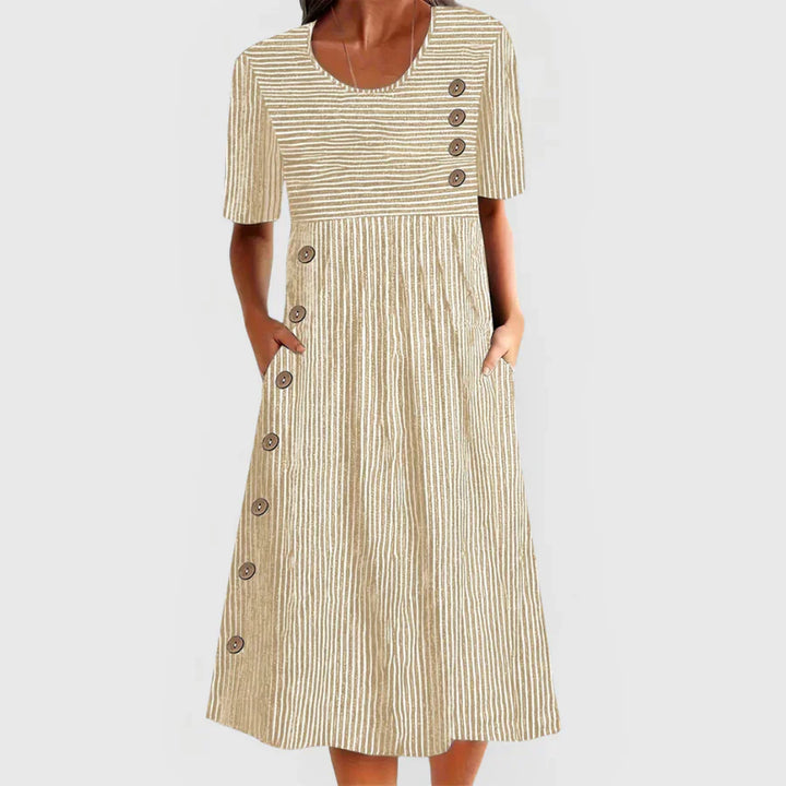 Wesna - Striped Midi Dress
