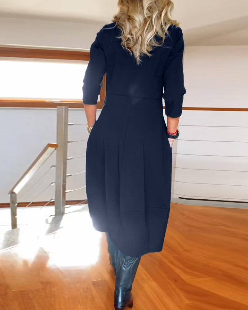 Lottie - Elegant Midi Dress