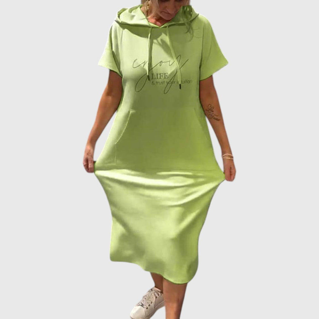 Angela - Casual Hoodie Dress