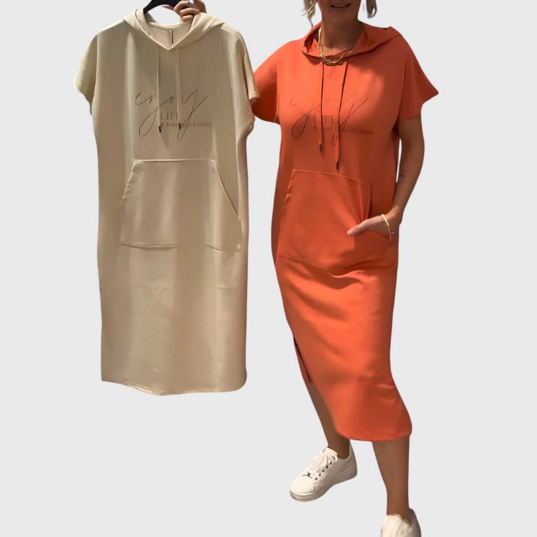 Angela - Casual Hoodie Dress
