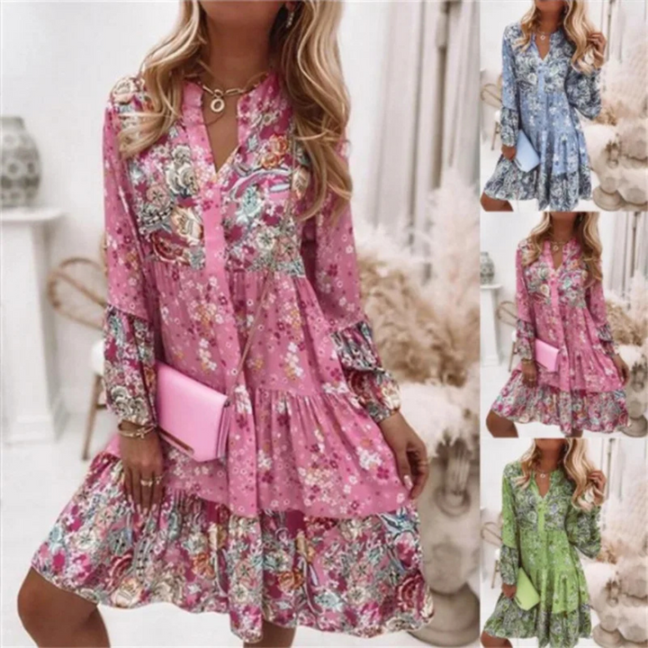 Emmett - Button Floral Dress