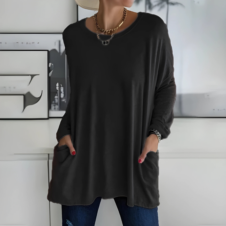 Moira - Relaxed Long Sleeve Top