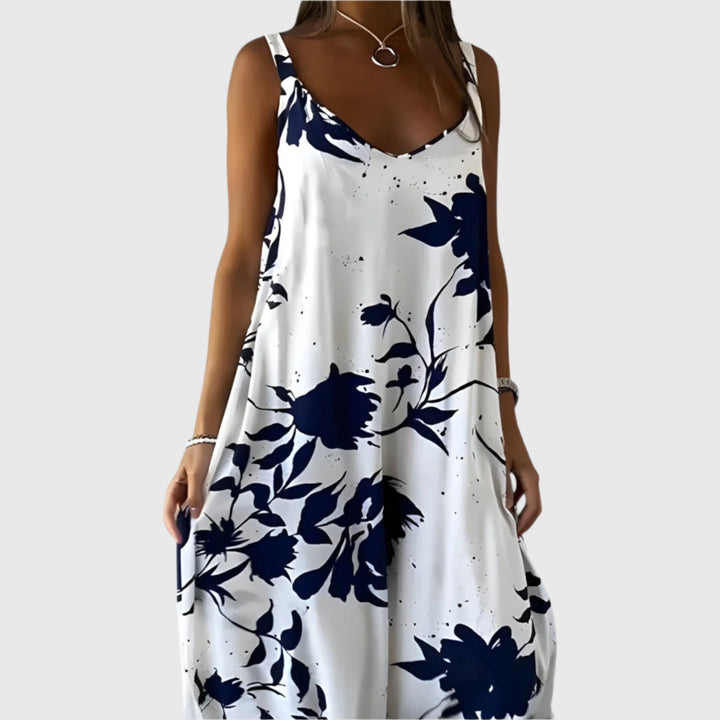 Tarryn - Floral Sleeveless Summer Dress