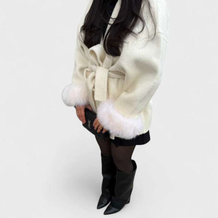 Emy – Timeless Elegance Eco-Fur Coat