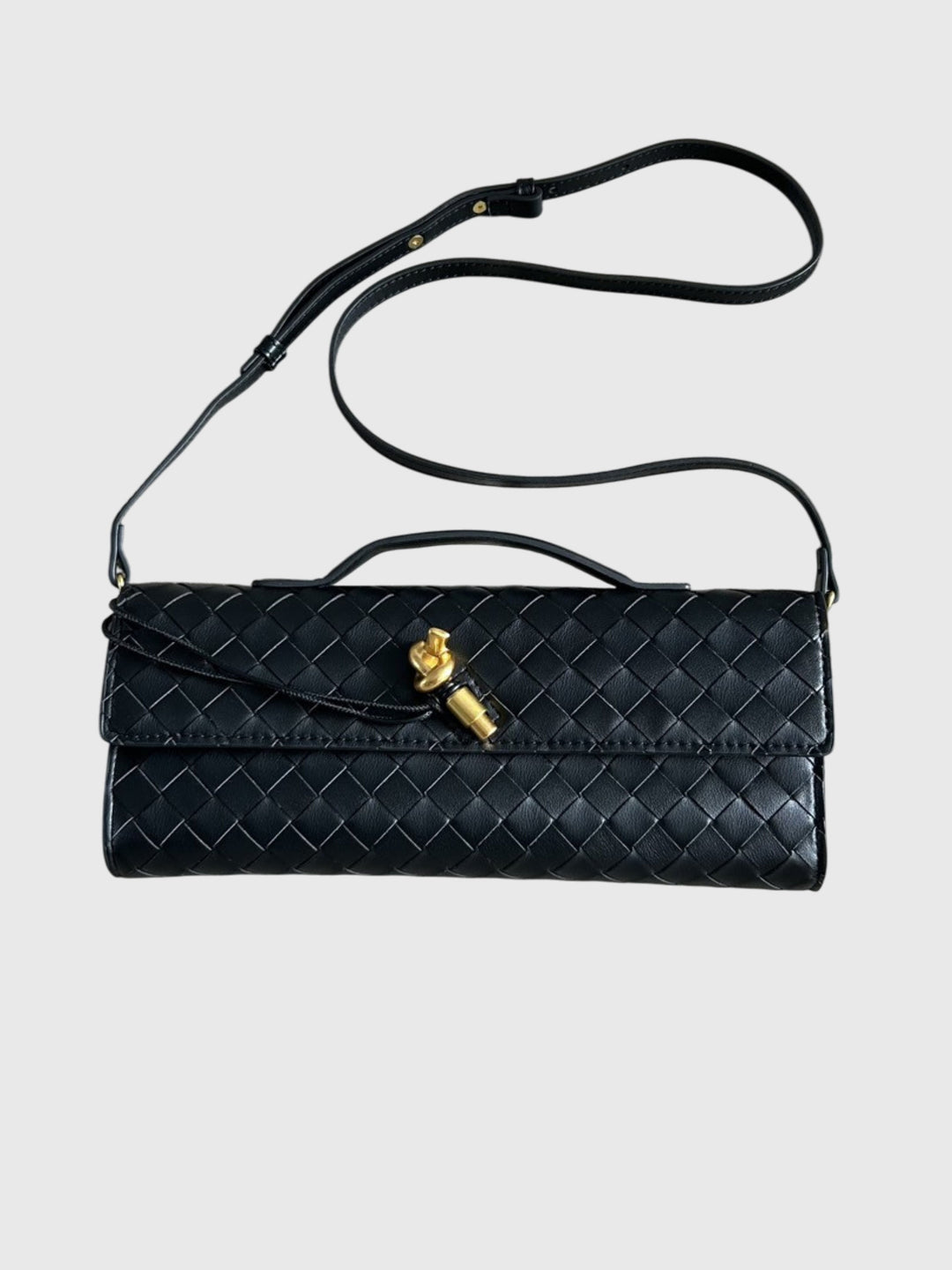 Camila | Luxe Slim Woven Clutch