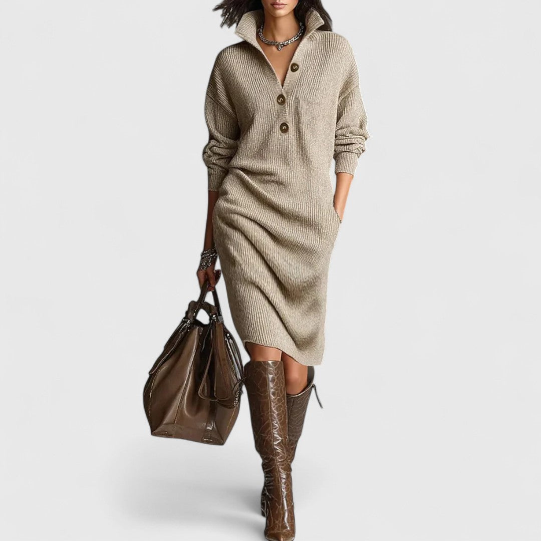 Judi - Elegant Sweater Dress