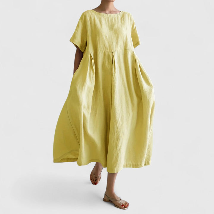 Ellie - Elegant Tummy Covering Maxi Dress