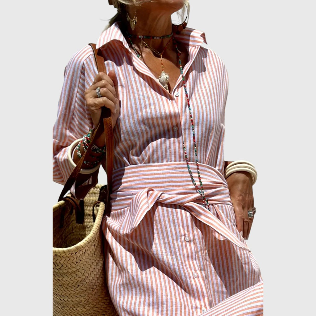 Annamay - Elegant striped shirt dress
